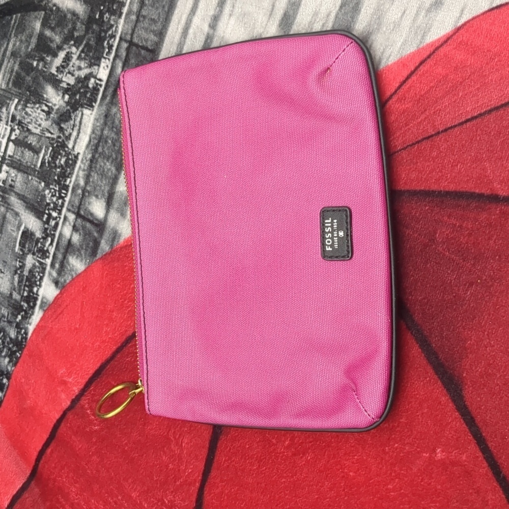 Fossil hot pink bag